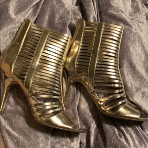Gold Michael Kors heels